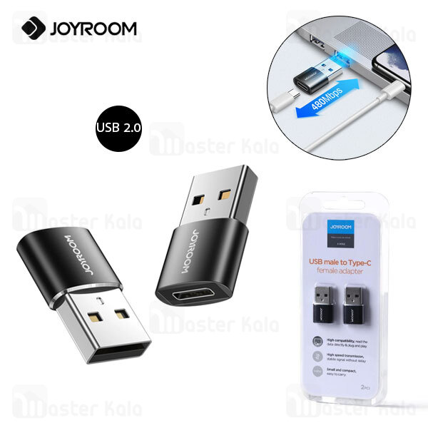 تبدیل USB به Type C جویروم Joyroom S-H152 پک دو عددی